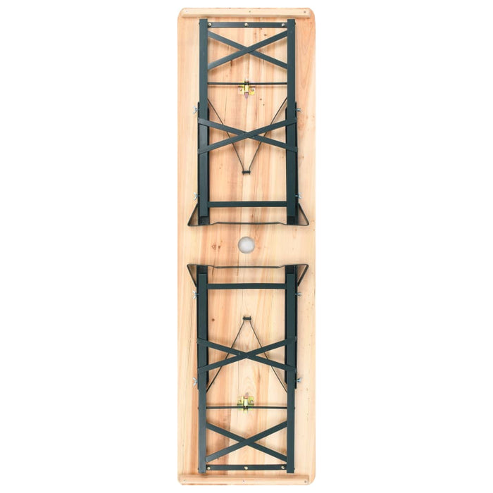 Medina Biertafel inklapbaar 169x50x75/105 cm grenenhout