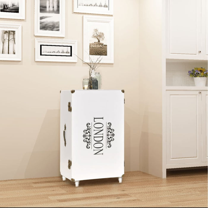 Medina Kastje in de vorm van een koffer 40x30,5x81 cm wit