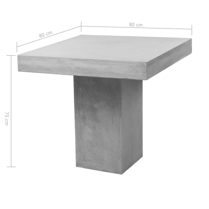 Medina Tuintafel 80x80x75 cm beton grijs