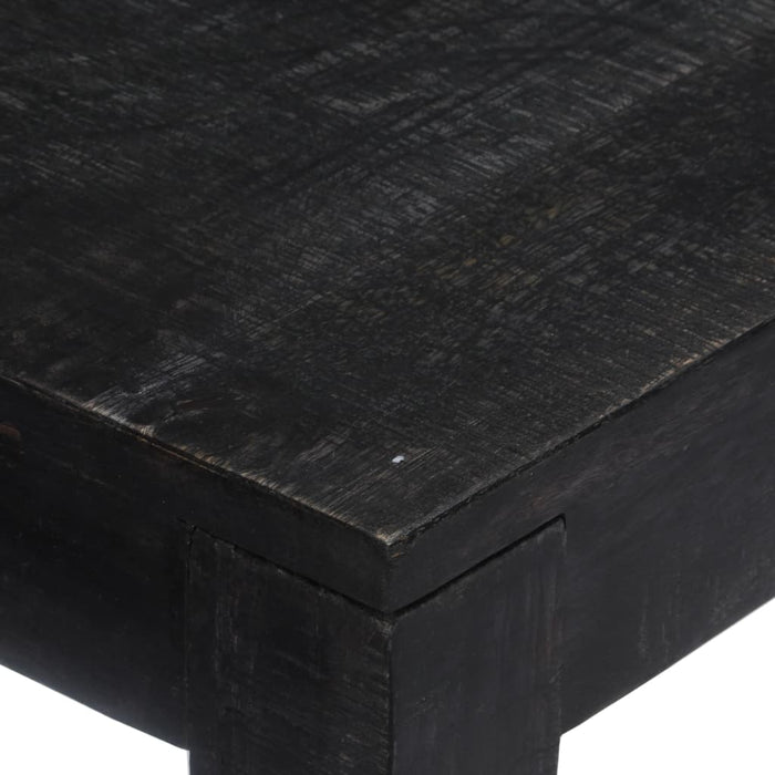Medina Wandtafel 118x30x76 cm massief mangohout zwart
