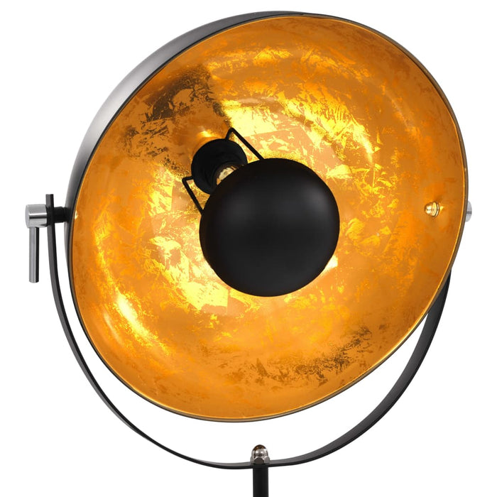 Medina Lamp staand E27 41 cm zwart en goud