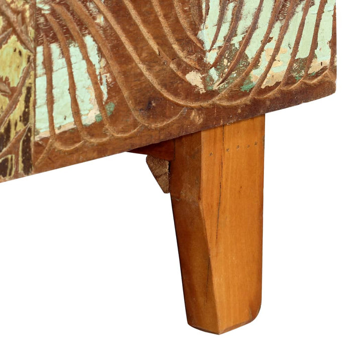 Medina Wandkast handgesneden 85x45x180 cm massief gerecycled hout
