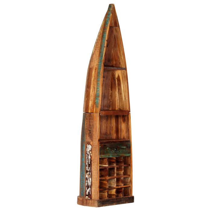 Medina Wijnrek 50x40x180 cm massief gerecycled hout