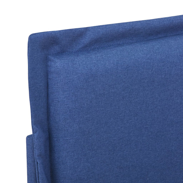 Medina Bedframe stof blauw 140x200 cm