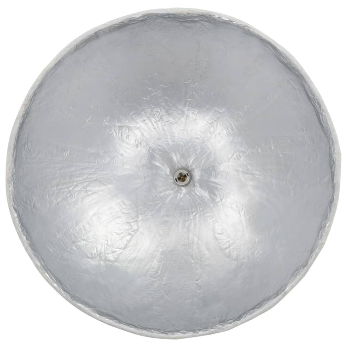 Medina Hanglamp E27 Ø70 cm wit en zilver