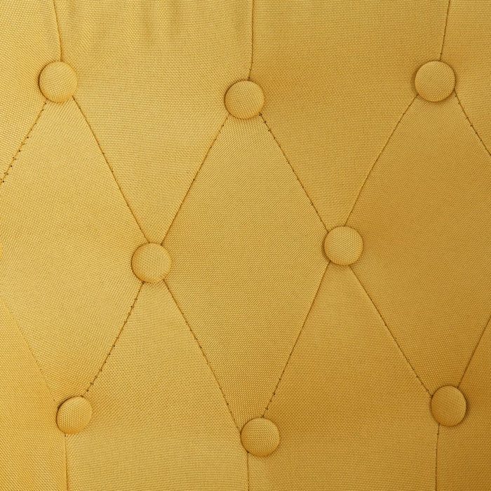 Medina Franse stoel stof geel
