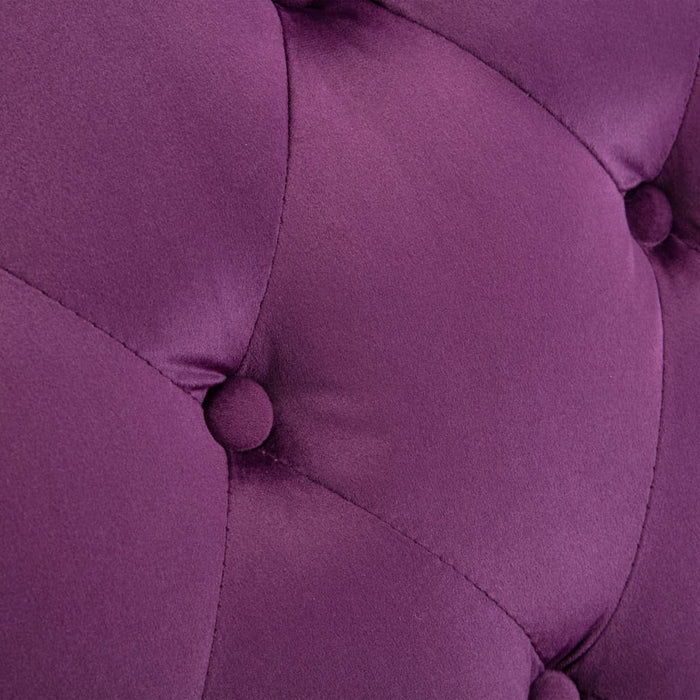 Medina Chaise longue fluweel paars