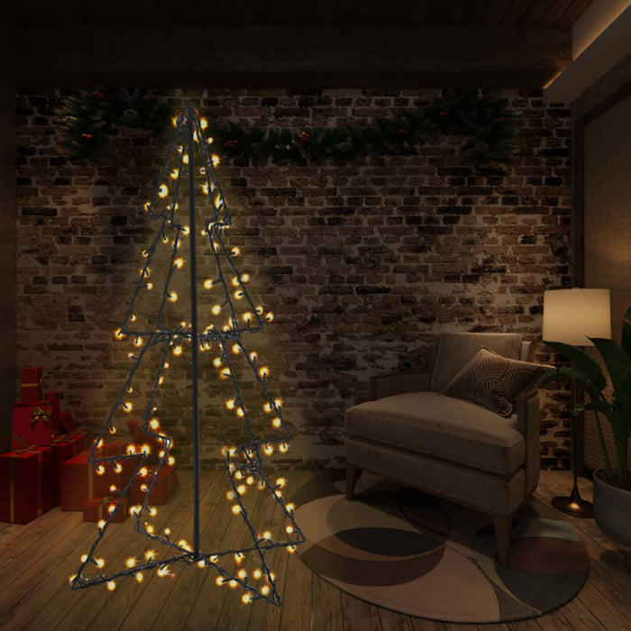 Medina Kerstboom kegel 240 LED's binnen en buiten 115x150 cm
