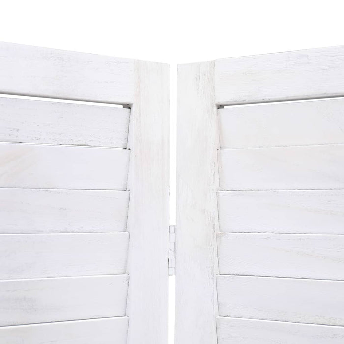 Medina Kamerscherm met 3 panelen 105x165 cm hout wit