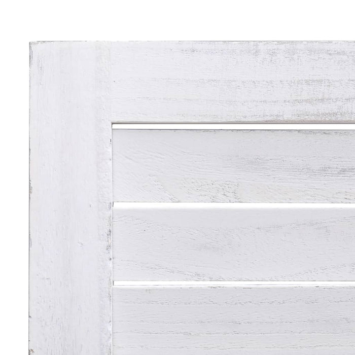 Medina Kamerscherm met 3 panelen 105x165 cm hout wit