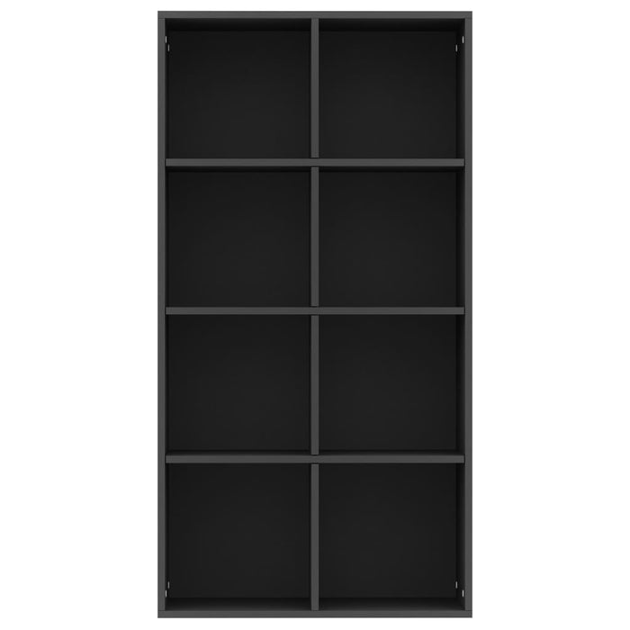 Medina Boekenkast/dressoir 66x30x130 cm spaanplaat zwart