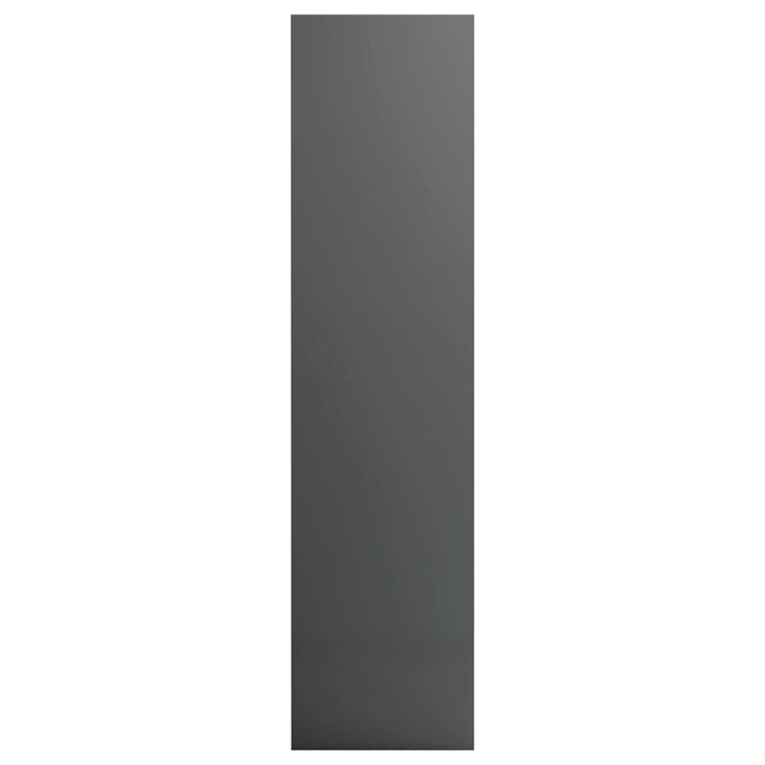 Medina Kledingkast 50x50x200 cm spaanplaat hoogglans grijs