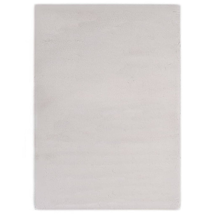 Medina Vloerkleed 160x230 cm kunstkonijnenbont grijs