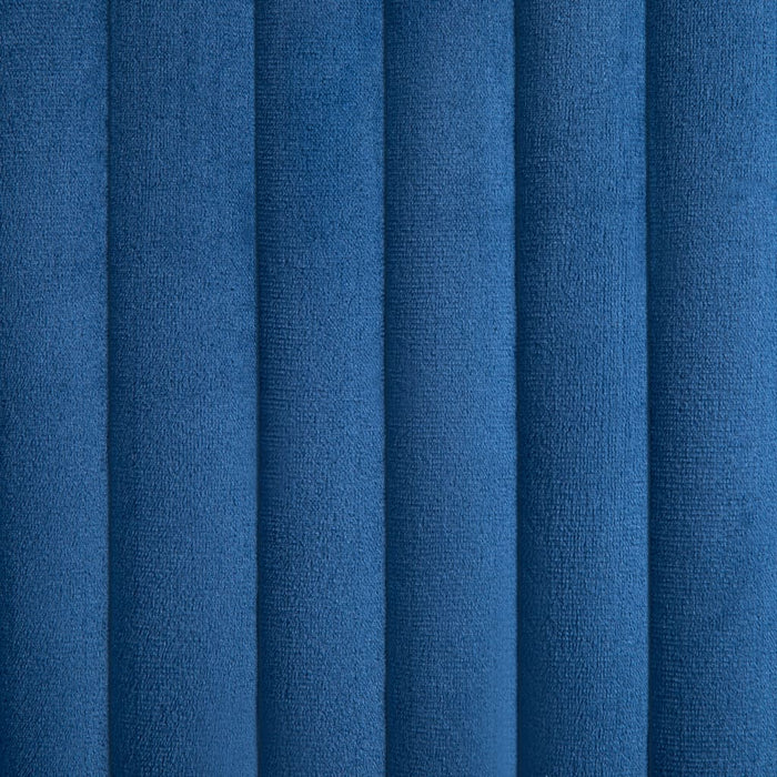 Medina Eetkamerstoelen 4 st fluweel blauw