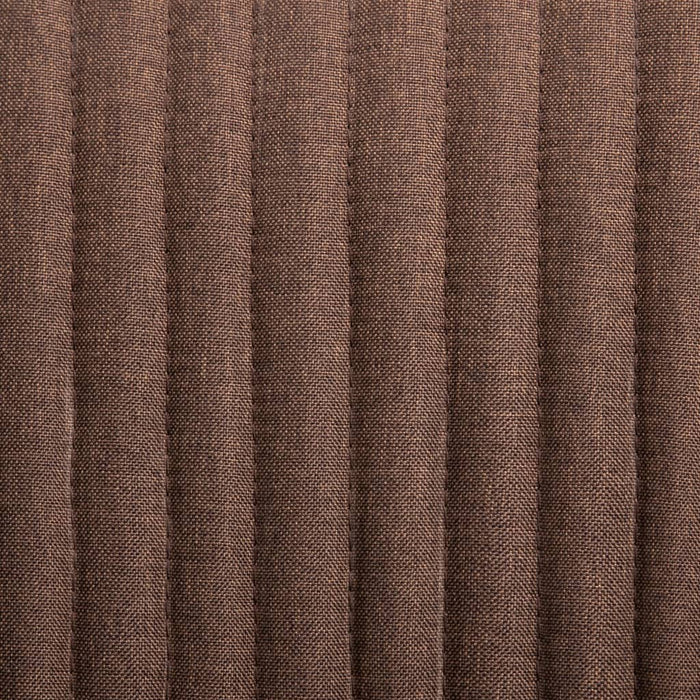 Medina Eetkamerstoelen 4 st stof bruin