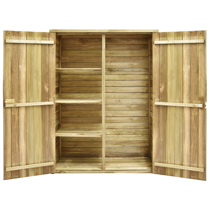 Medina Tuinschuur 123x50x171 cm geïmpregneerd grenenhout