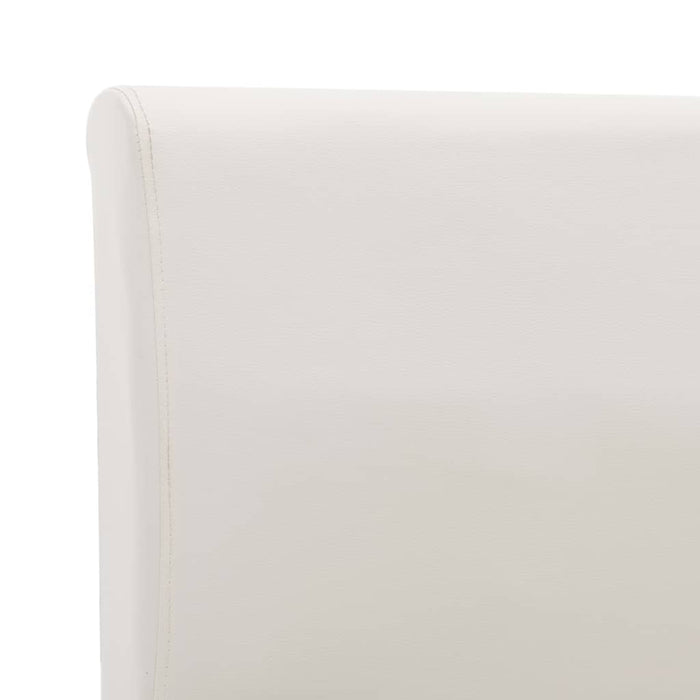 Medina Bedframe kunstleer wit 160x200 cm