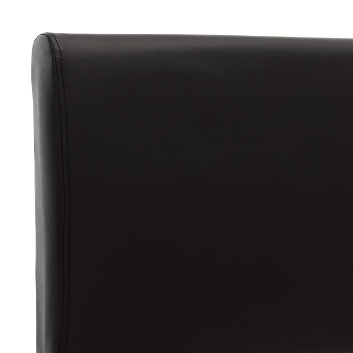 Medina Bedframe kunstleer zwart 90x200 cm