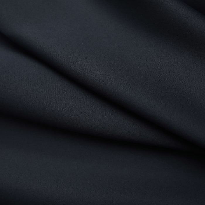 Medina Gordijn verduisterend met haken 290x245 cm zwart