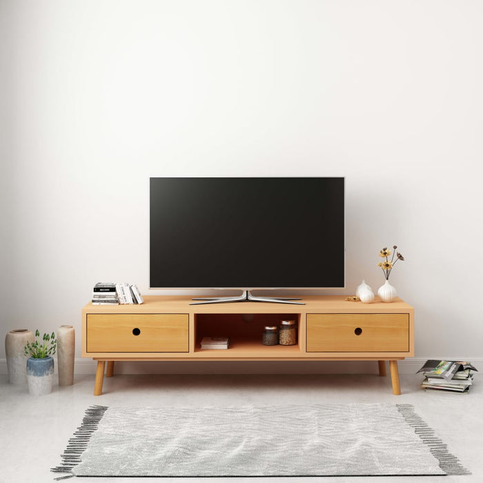 Medina Tv-meubel 120x35x35 cm massief grenenhout