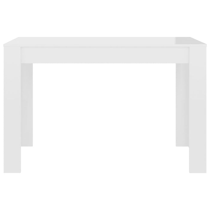 Medina Eettafel 120x60x76 cm spaanplaat hoogglans wit