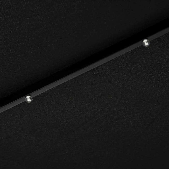 Medina Parasol met LED-verlichting en stalen paal 300 cm zwart