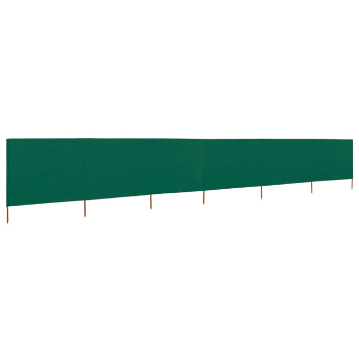 Medina Windscherm 6-panelen 800x160 cm stof groen