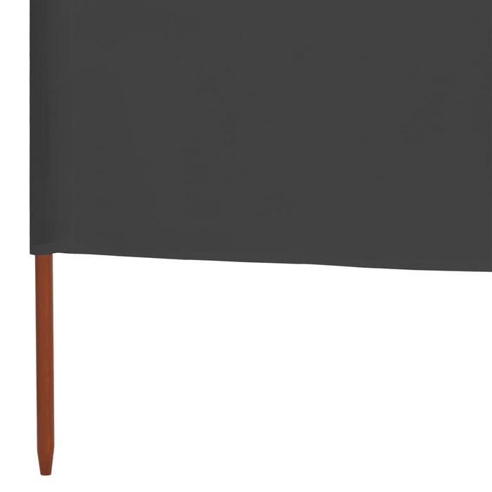 Medina Windscherm 9-panelen 1200x160 cm stof antraciet