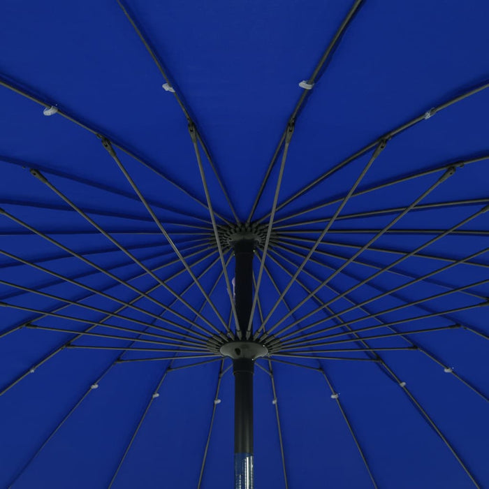 Medina Parasol met aluminium paal 270 cm azuurblauw