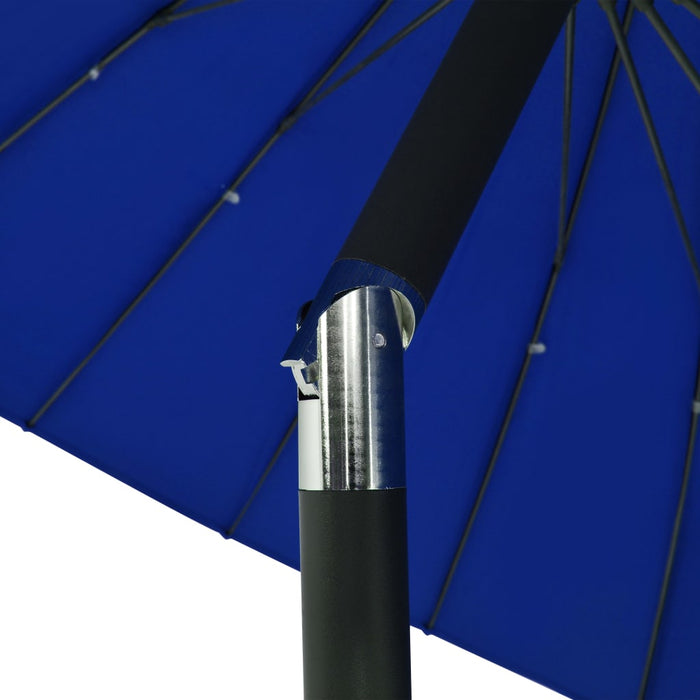 Medina Parasol met aluminium paal 270 cm azuurblauw
