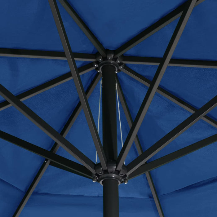 Medina Parasol met aluminium paal 500 cm azuurblauw
