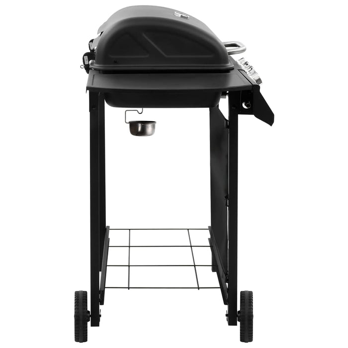 Medina Gasbarbecue-grill met 4 branders zwart
