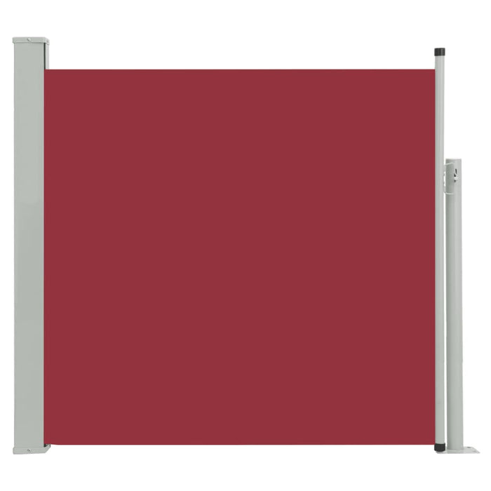 Medina Tuinscherm uittrekbaar 170x300 cm rood