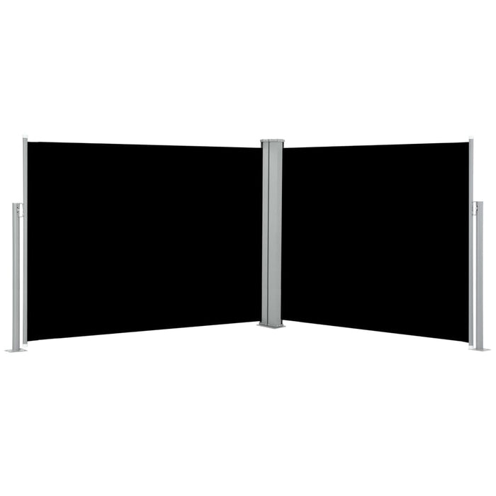 Medina Windscherm uittrekbaar 170x1000 cm zwart