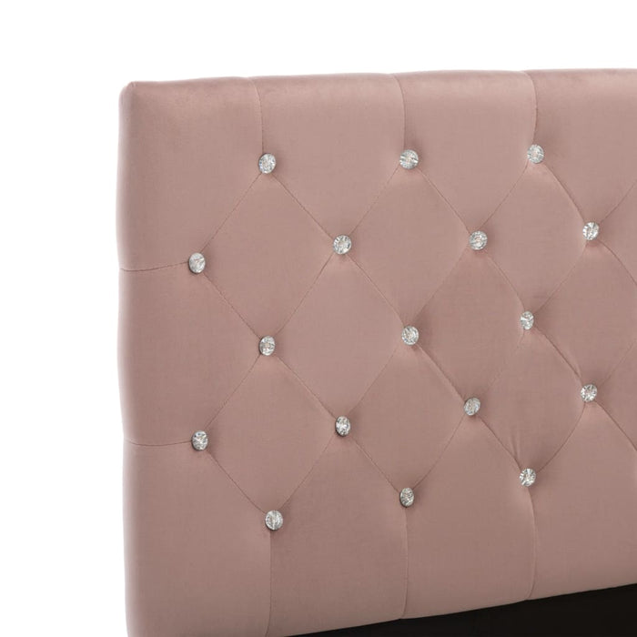 Medina Bedframe stof roze 90x200 cm