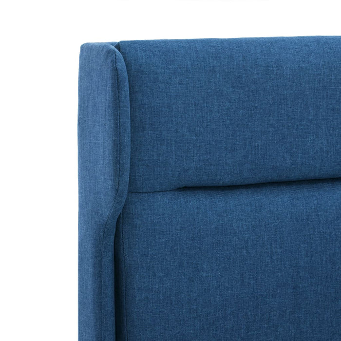 Medina Bedframe stof blauw 90x200 cm