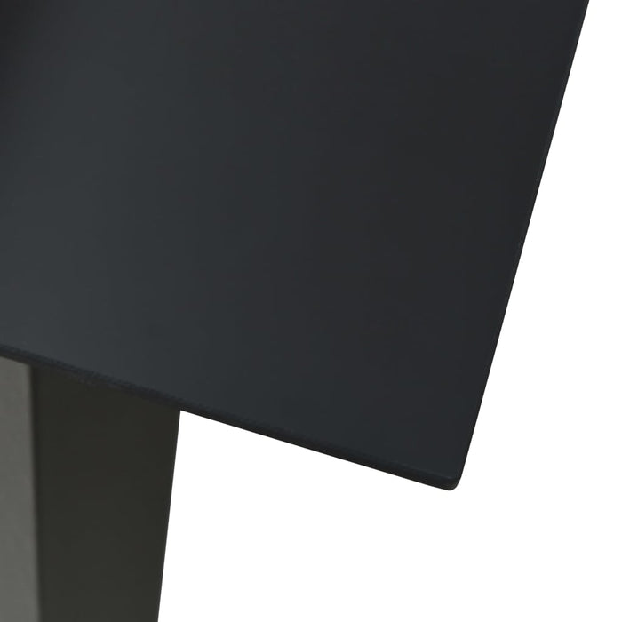 Medina 9-delige Tuinset PVC-rattan zwart