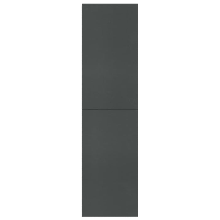 Medina Boekenkast/kamerscherm 155x24x160 cm spaanplaat grijs