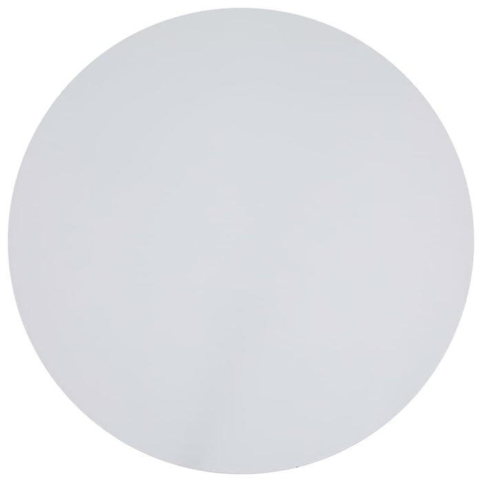 Medina Eettafel 90x73,5 cm MDF wit en eikenkleurig