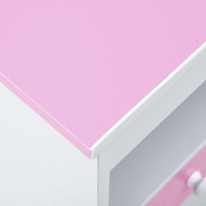 Medina Kindertekentafel/-bureau kantelbaar roze en wit