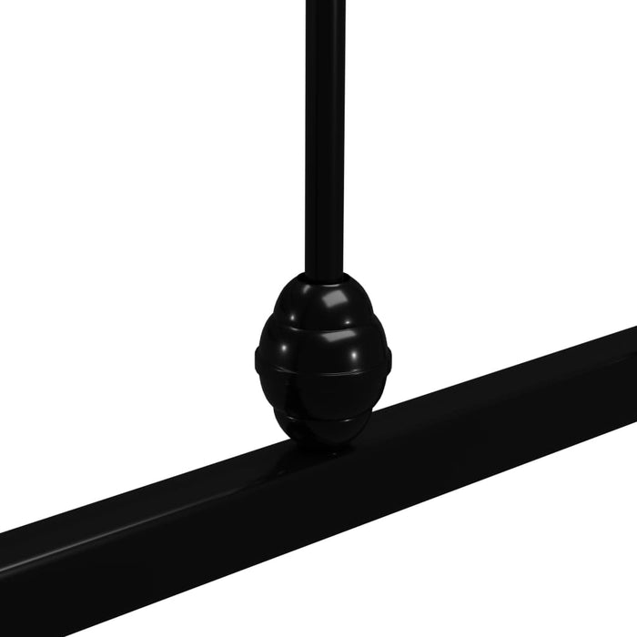 Medina Bedframe metaal zwart 120x200 cm