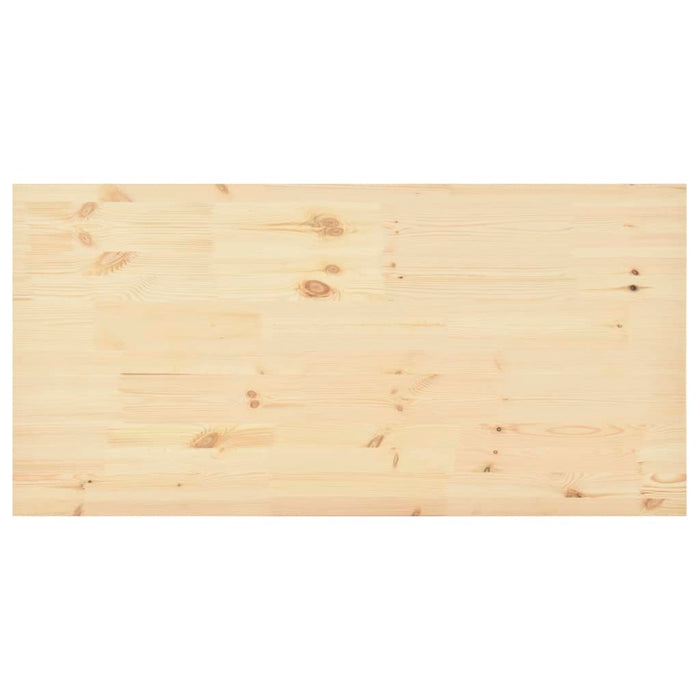 Medina Tafelblad rechthoekig 140x70x2,5 cm natuurlijk grenenhout