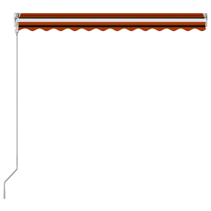 Medina Luifel automatisch uittrekbaar 350x250 cm oranje en bruin