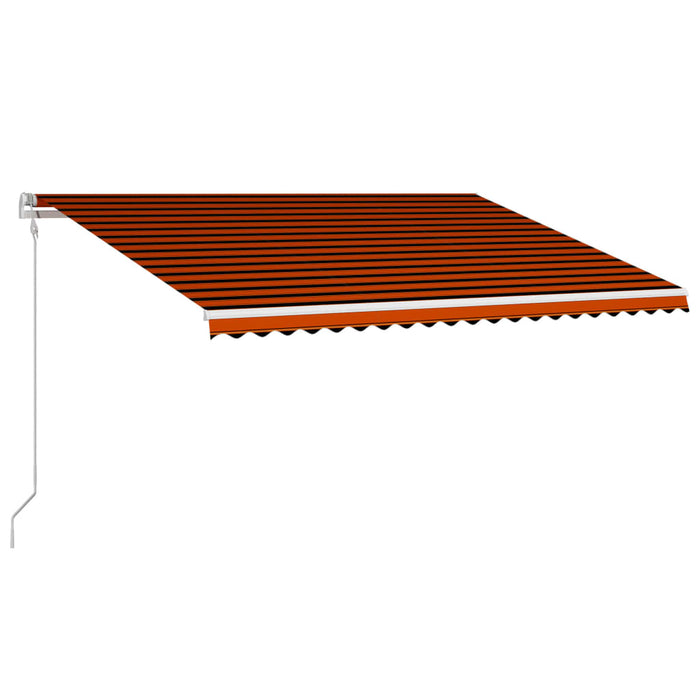 Medina Luifel automatisch uittrekbaar 500x300 cm oranje en bruin