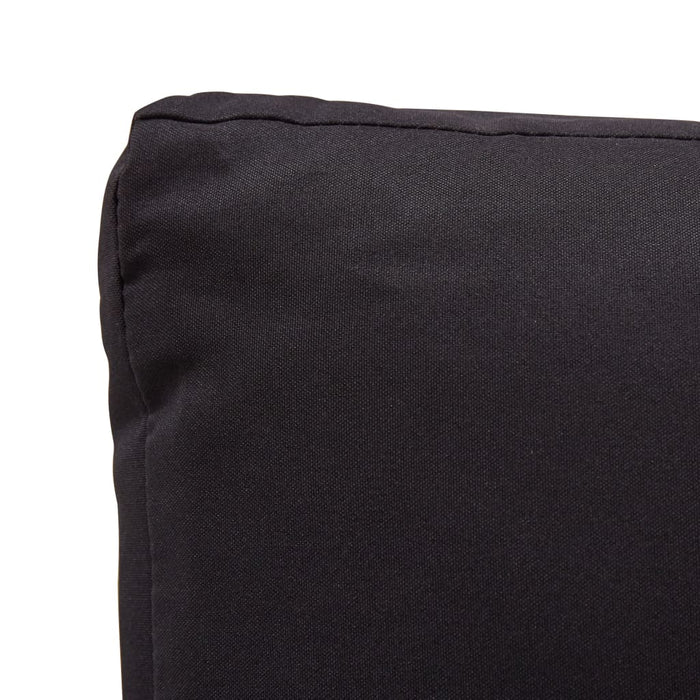 Medina Tuinbank 2-zits met kussens 124 cm poly rattan zwart