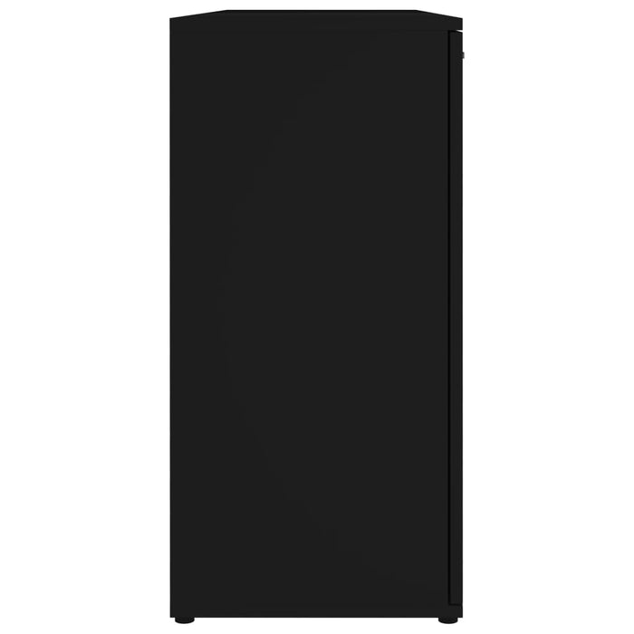Medina Dressoir 120x35,5x75 cm spaanplaat zwart