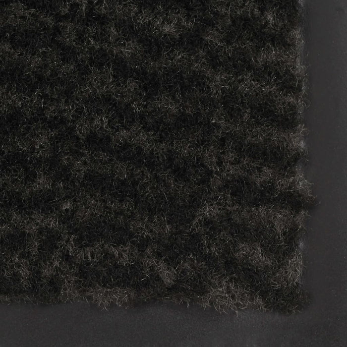 Medina Droogloopmatten 2 st rechthoekig getuft 120x180 cm zwart