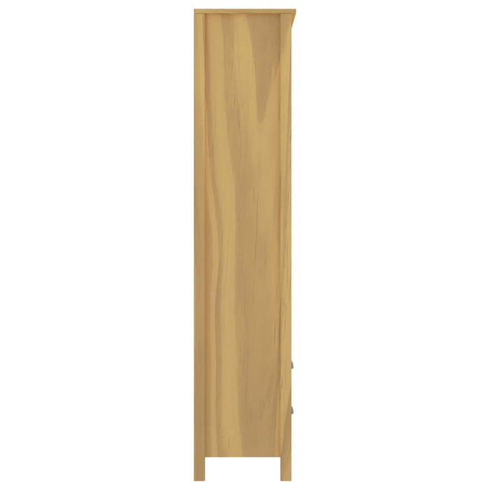 Medina Boekenkast Hill Range 85x37x170,5 cm grenenhout honingbruin