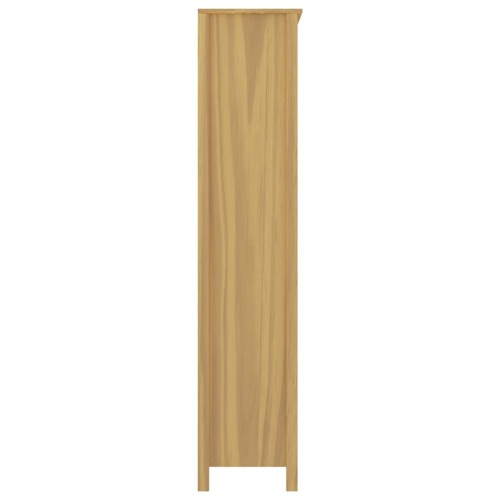 Medina Hoge kast Hill Range 85x37x170,5 cm grenenhout honingbruin