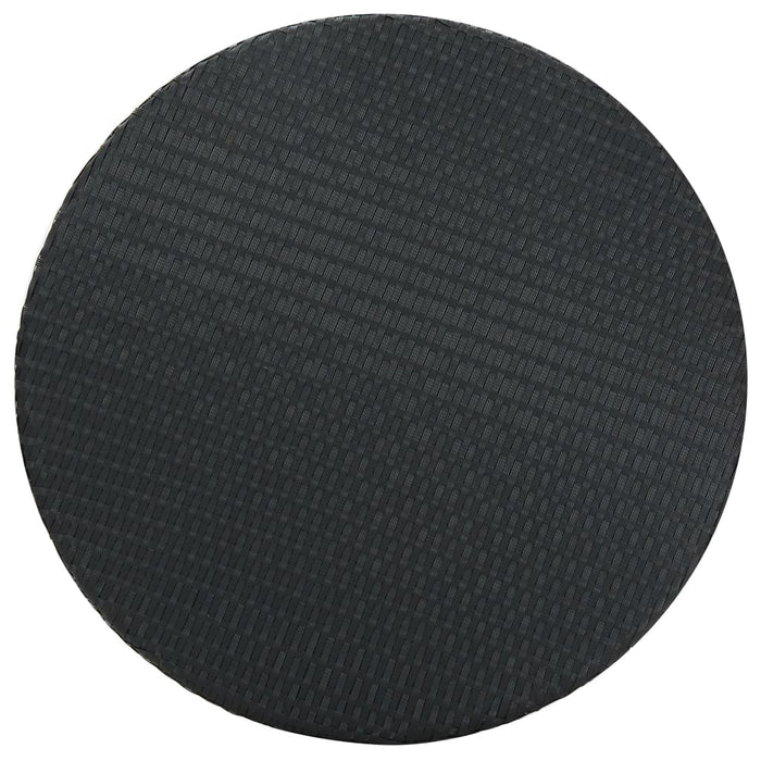 Medina Tuintafel 75,5x106 cm poly rattan zwart